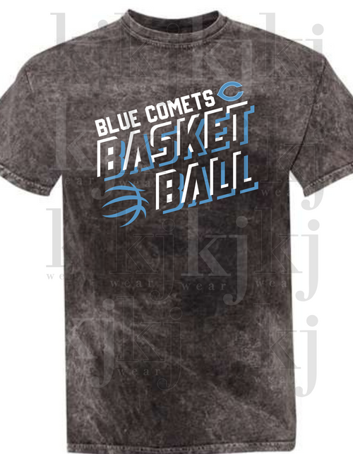 BLUE COMETS BASKETBALL SLANTED DESIGN