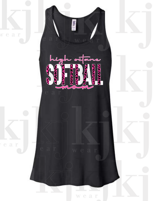 HIGH OCTANE  SOFTBALL MOM TANK TOP