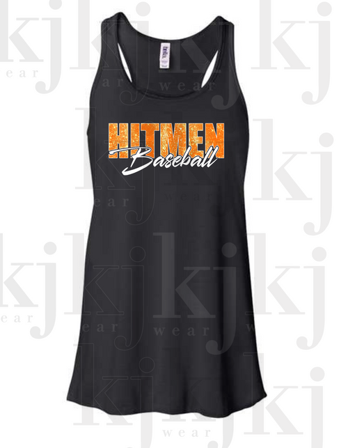 HITMEN BASEBALL GLITTER TANK TOP