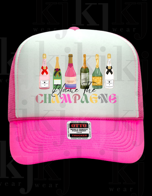 BLAME IT ON THE CHAMPANGE FOAM HAT SALE