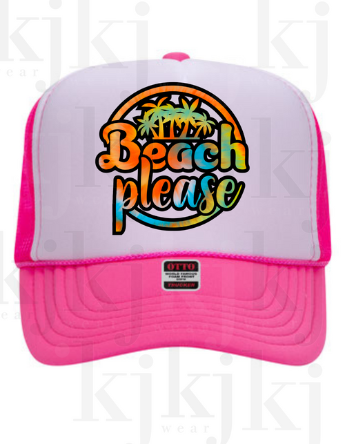 BEACH PLEASE  FOAM HAT