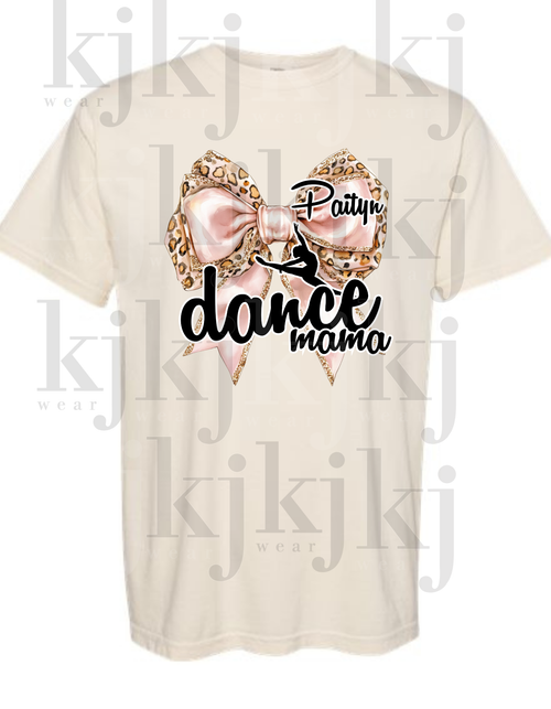 Personalized Dance Mama Bow