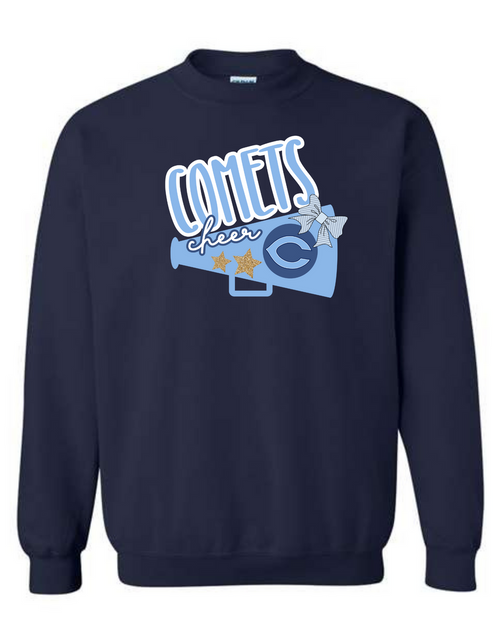 Comets Cheer with Megaphone