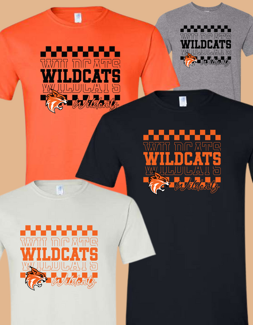 STACKED WILDCATS WITH POWER CAT RETRO