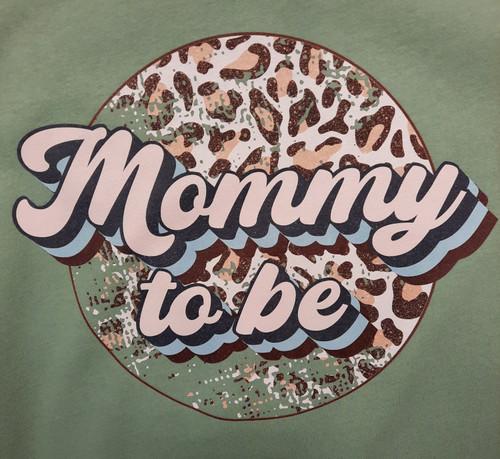 MOMMY TO BE LEOPARD PRINT