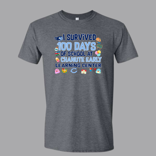 I SURVIVED 100 DAY AT CHANUTE ELC SALE T SHIRT