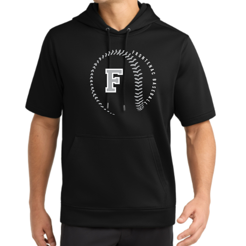 FRONTENAC , Sport-Wick® Fleece Short Sleeve Hooded Pullover