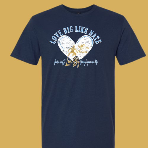 LOVE BIG LIKE NATE, 2025 grunge design