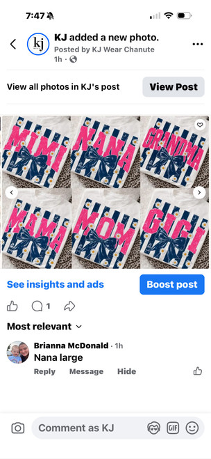 Brianna  Large / xl tshirt