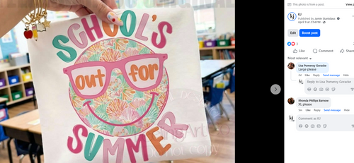 lisa large t schools out