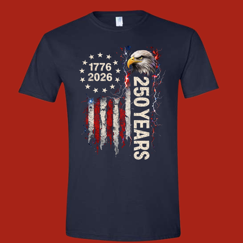 250th distressed flag with eagle head sale t