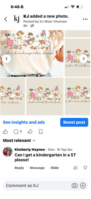 Kimberly  5t kindergarten 