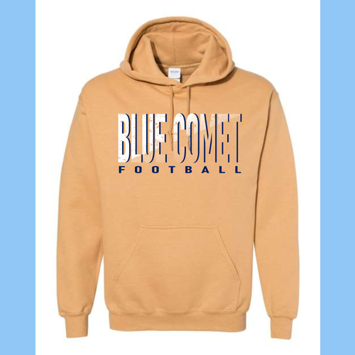 BLUE COMET FOOTBALL FADEOUT GRUNGE