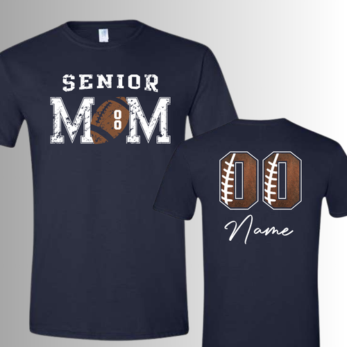 CUSTOM SENIOR FOOTBALL MOM