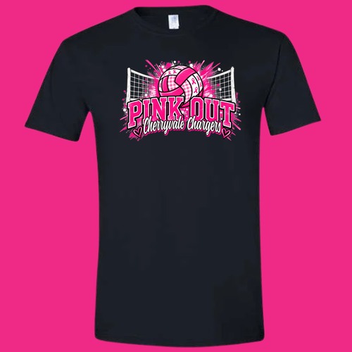 CHERRYVALE CHARGERS VOLLEYBALL PINK OUT 2026
