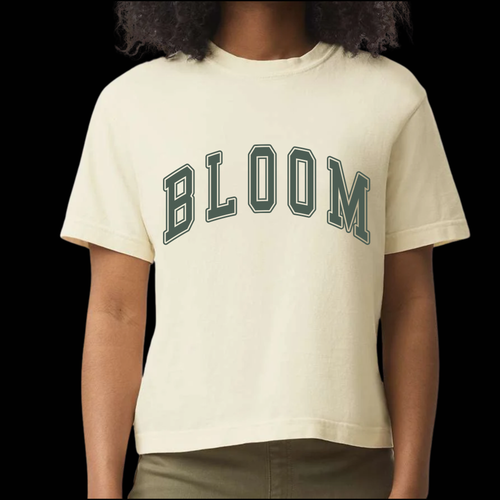 BLOOM DANCE ACADEMY  LADIES BOXY COMFORT COLOR TSHIRT