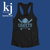 DISTRESSED BLUE COMET BASEBALL( COMET BLUE) TANK TOP