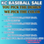KC BASEBALL SALE