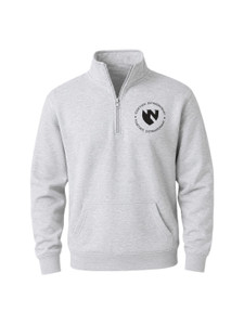 District Unisex 1/4 Zip •Together Extraordinary• - Ash 