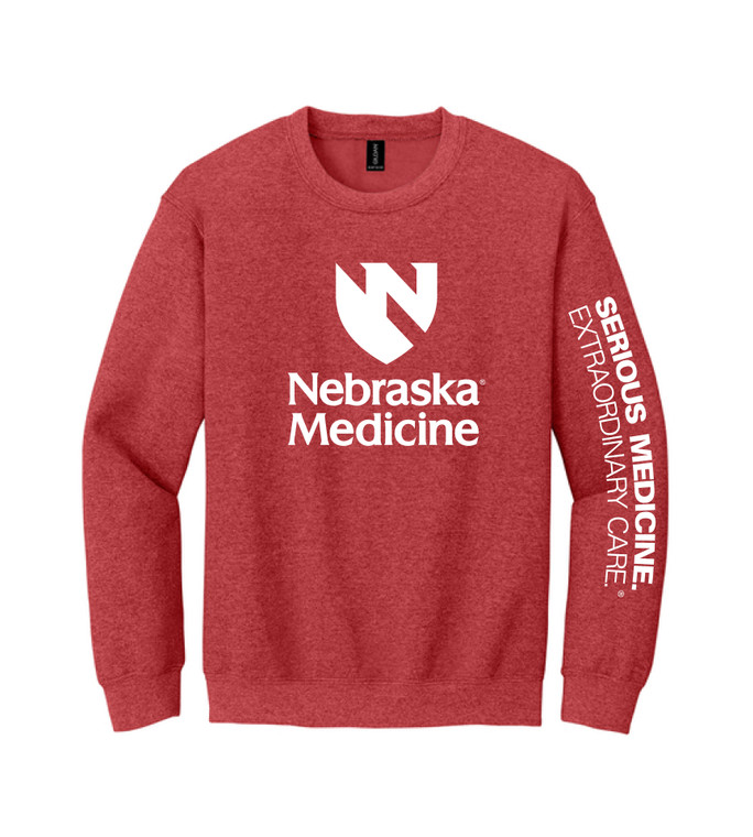 Heather Red Crewneck Sweatshirt