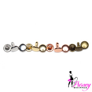 9mm by 9mm Double Cap Rivets - Pack of 100 Sets 9mm by 9mm Double Cap Rivets - Pack of 100 Sets