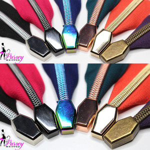 Multi-finish Pack Coffin Zipper End - for #5 Zipper Tape - Pack of 6 Coffins Multi-finish Pack Coffin Zipper End - for #5 Zipper Tape - Pack of 6 Coffins