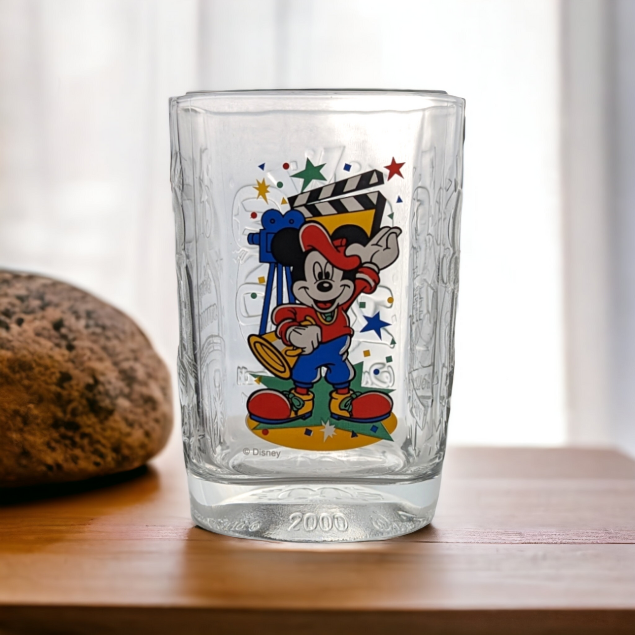 Vintage Disney Mickey Mouse Collectible Glass Set Millennium