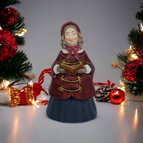 1991 Hallmark Keepsake Dickens Caroler Bell "Mrs. Beaumont" Ornament