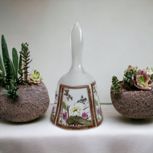 Toyo Ming Lotus Porcelain Table Bell