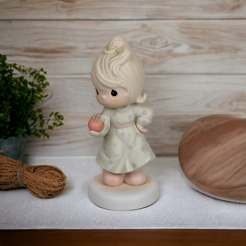 1989 Precious Moments "Yield Not To Temptation" Figurine