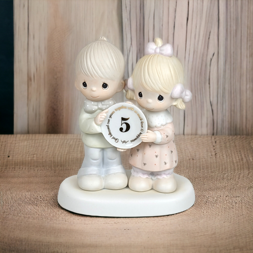 1983 Precious Moments "God Blessed Out Years Together…5" Figurine