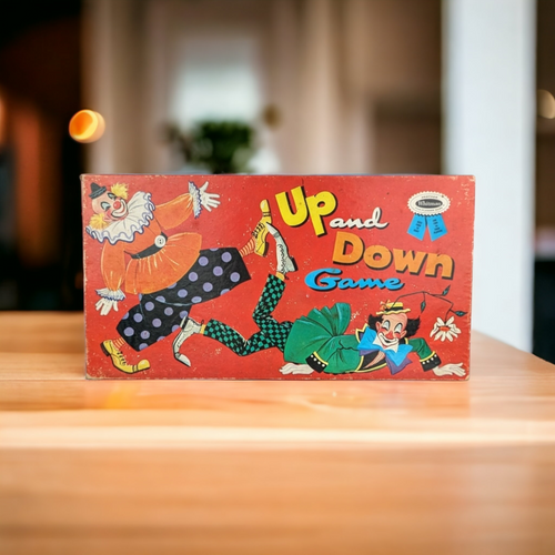 Vintage Whitman Up and Down Clown Board Game