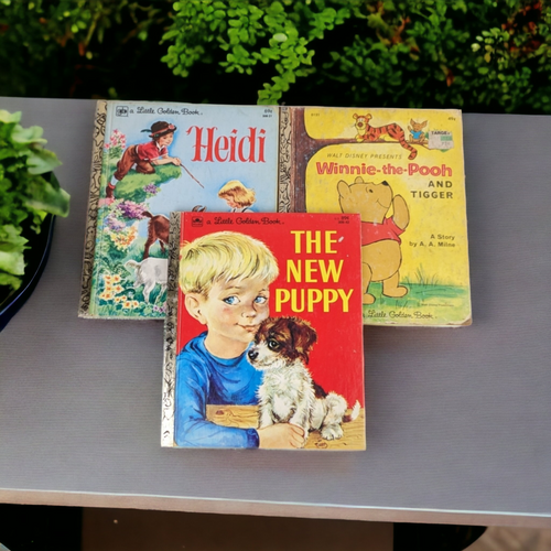 Lot of 3 Vintage Little Golden Books