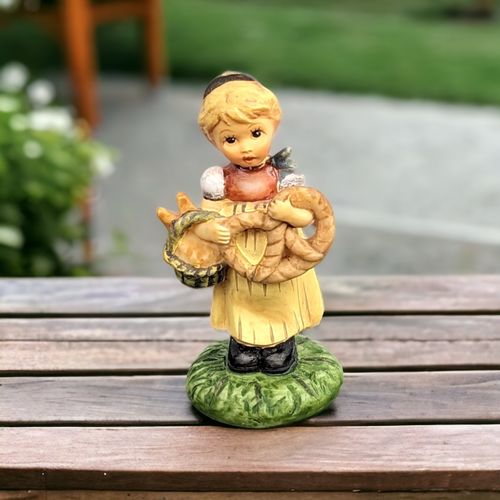 Vintage Hummel Mini Pretzel Girl Figurine