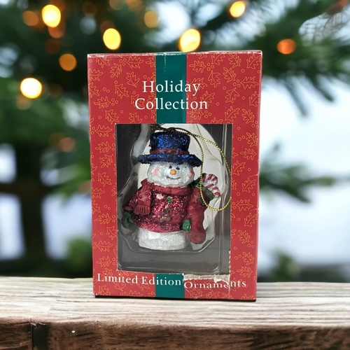 Vintage Holiday Collection Snowman Ornament