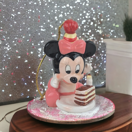 1984 Baby Minnie Mouse Porcelain Ornament