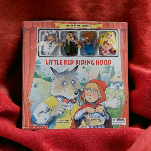 1997 Scholastic Finger Puppet Little Red Riding Hood Board Book