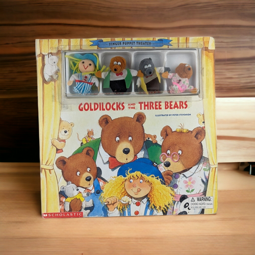 1997 Finger Puppet Theater Goldilocks and the Three Bears Board Book