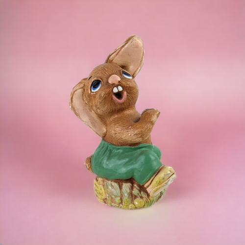 Vintage Pendelfin "The Thumper" Stone Craft Figurine