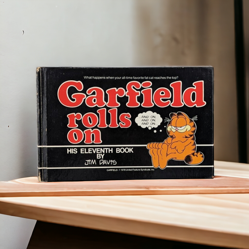 1978 Garfield Rolls On, His Eleventh Book By Jim Davis