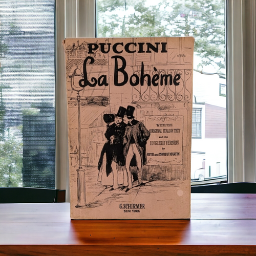 1965 Puccini La Boheme Music Book, G. Schirmer Music Book