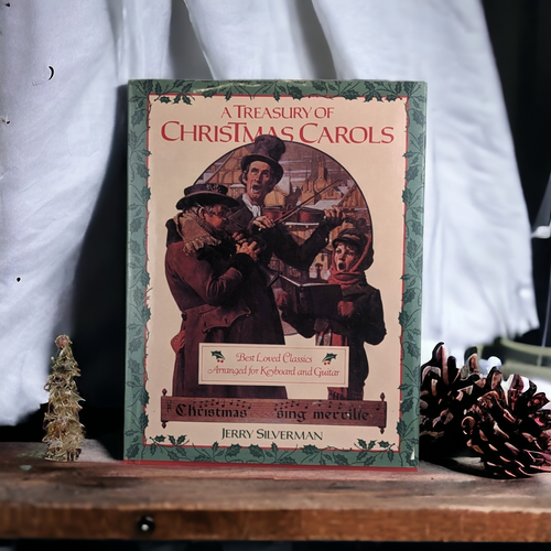 1991 A Treasury of Christmas Carols Music Book, Jerry Silverman