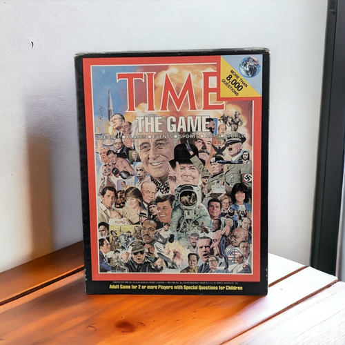 1983 Time Magazine The Game of Q and A Trivia Board Game, Complete