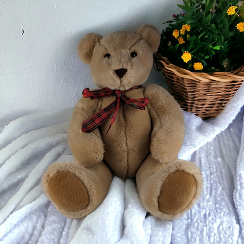 Vintage Tan Polar Puff 18" Teddy Bear