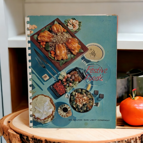 1959 Milwaukee Gas Light Company Festive Foods Cookbook, Softcover