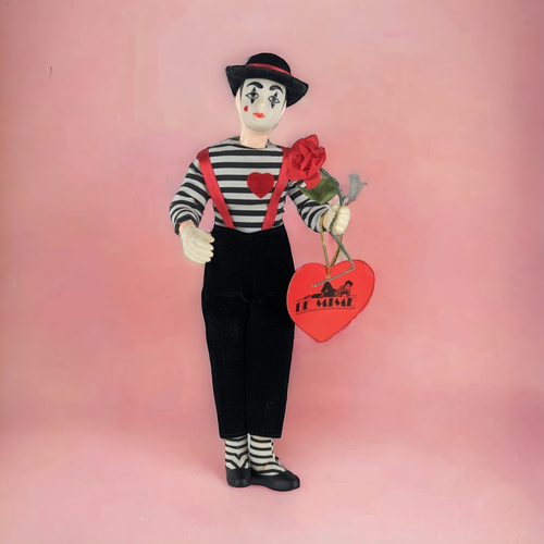 Vintage Silvestri 13" "Be Mime" Doll