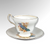 Rosina Bone China Queen's Bird of America Series 1 Blue Birds Cup and Saucer Set