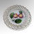 Pair of Hinode Reticulated Decorator Plates with Fruit