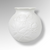 Kaiser White Bisque Vase with Embossed Rose