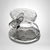 Galerie Clear Glass Bunny Trinket Box